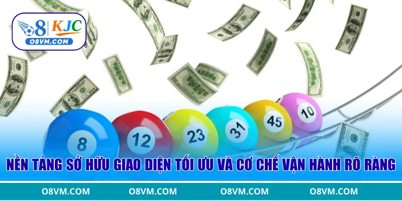 Nền tảng sở hữu giao diện tối ưu và cơ chế vận hành rõ ràng